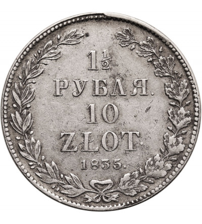 Polska, zabór rosyjski, Mikołaj I 1825-1855. 1 1/2 rubla 10 złotych 1835 НГ, St. Petersburg