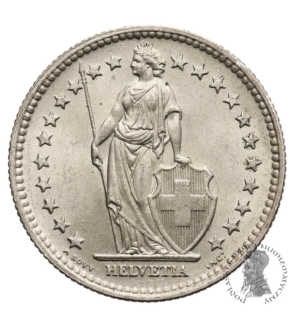 Switzerland / Schweiz. 2 Francs 1943 B