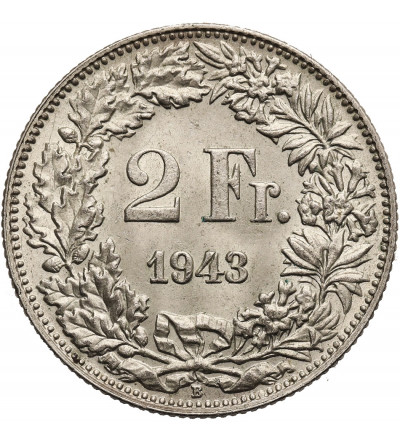 Szwajcaria. 2 franki 1943 B