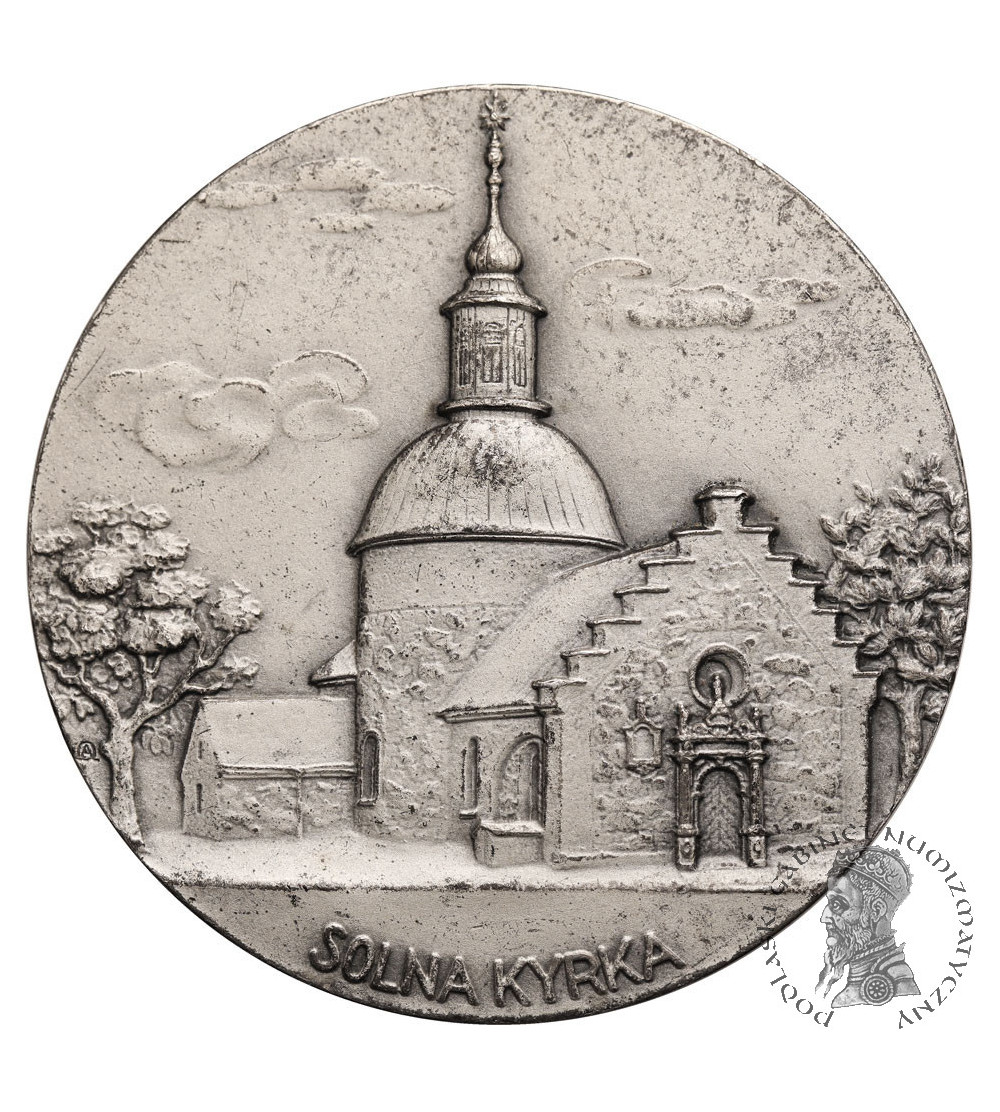 Szwecja. Medal upamiętniający wizytę w kościele Solna Kyrka, 1923