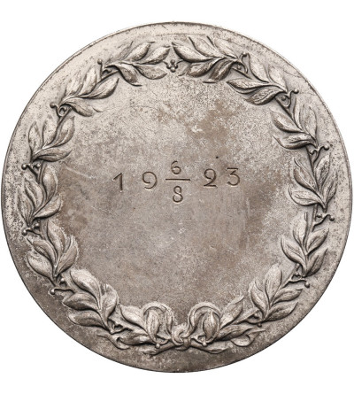 Szwecja. Medal upamiętniający wizytę w kościele Solna Kyrka, 1923