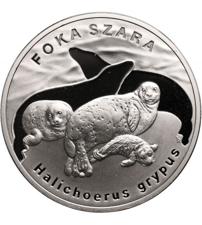 Poland. 20 Zlotych 2007, Grey seal - Proof