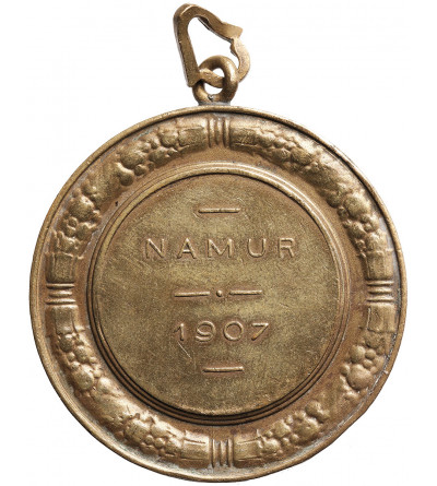 Belgia, Namur 1907. Medal pamiątkowy z wystawy koni