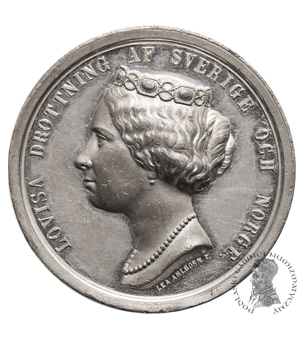 Sweden. Medal commemorating the death of Queen Lovisa, 30.03.1871