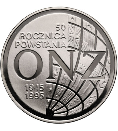 Poland. 20 Zlotych 1995, 50th Anniversary of the United Nations - Proof
