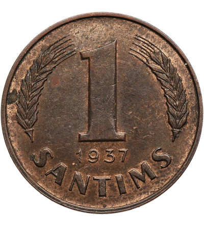 Łotwa, Republika 1918-1938. 1 Santims 1937