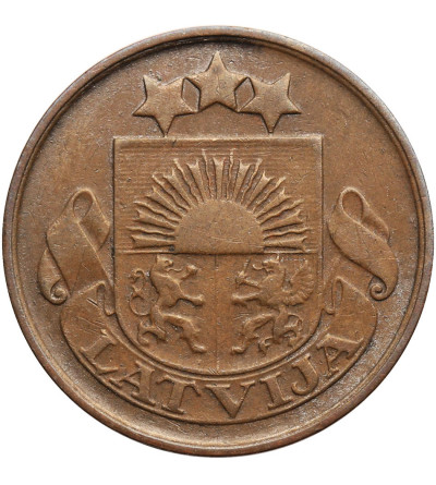 Latvia, First Republic 1918-1938. 2 Santimi 1922