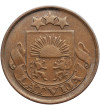 Łotwa, Republika 1918-1938. 2 Santimi 1922