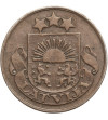 Latvia, First Republic 1918-1938. 2 Santimi 1928