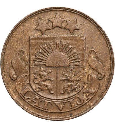 Latvia, First Republic 1918-1938. 2 Santimi 1932