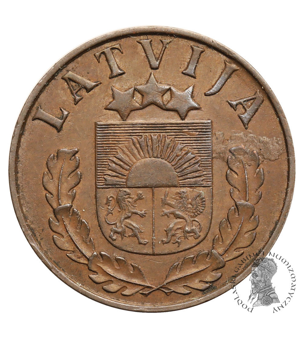 Łotwa, Republika 1918-1938. 2 Santimi 1939