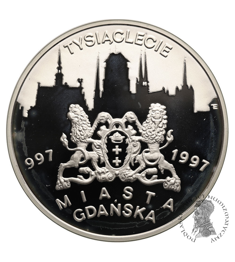 Poland. 20 Zlotych 1996, Millennium of the City of Gdansk - Proof