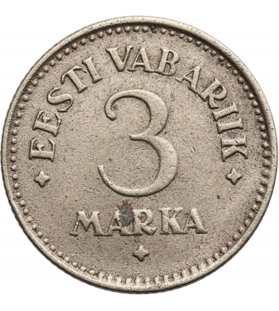 Estonia, Republika 1918-1941. 3 marki 1925