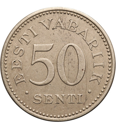 Estonia, Republika 1918-1941. 50 centów (Senti) 1936