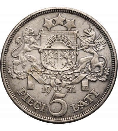 Łotwa, Republika 1918-1938. 5 Łatów (Lati) 1931