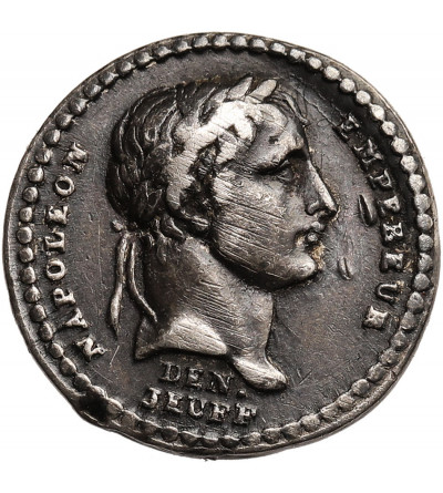 France, Napoleon Bonaparte. Coronation silver medal, LE SENAT ET LE PEUPLE 1804