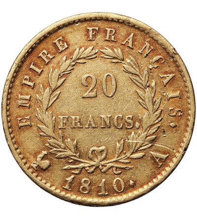 France, Napoleon I 1804-1814. 20 Francs 1810 A, Paris