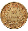 France, Napoleon I 1804-1814. 20 Francs 1810 A, Paris