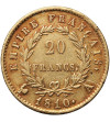 Francja, Napoleon I 1804-1814. 20 franków 1810 A, Paryż
