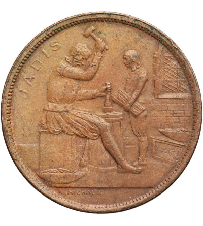 Belgia. Medal numizmatyczny mennicy w Brukseli 1910