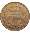Francja. Medal wybity z okazji wystawy światowej w Paryżu 1878