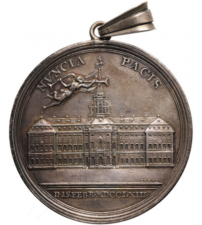 Polska, Śląsk. Medal na pokój w Hubertusburgu 1763
