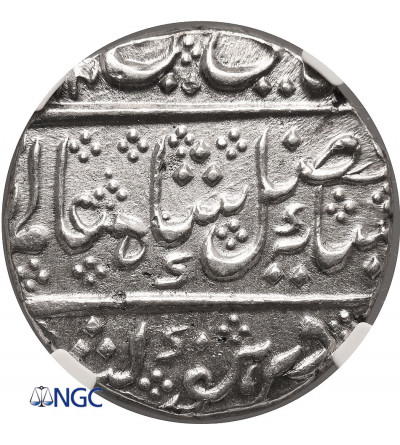 Indie - Mysore (British Protectorate). AR Rupee, AH 1214 / RY 39 (1799 AD), Shah Alam II - NGC MS 62