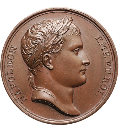 Francja. Napoleon I Bonaparte, medal upamiętniający rozpoczęcie budowy Łuku Triumfalnego, 1806