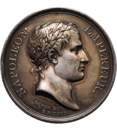France. Napoleon I Bonaparte, Silver coronation medal, 1804