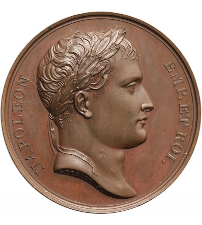 France. Napoleon I Bonaparte, Br medal commemorating the conquest of Illyria, 1809