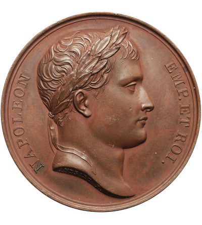France. Napoleon I Bonaparte, Br medal commemorating the capture of Vienna, 1805