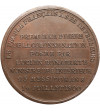 Francja. Napoleon I Bonaparte, medal upamiętniający położenie kamienia węgielnego pod Colonne Vendôme, 1800