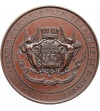 Francja, Louis Philippe 1830-1848. Medal, hołd miasta Paryża dla cesarza Napoleona I, 1854