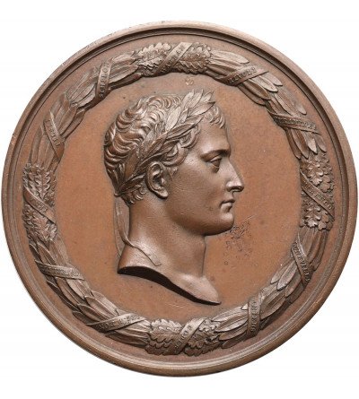 Francja. Napoleon I Bonaparte, medal upamiętniający śmierć cesarza na Św. Helenie, 1821