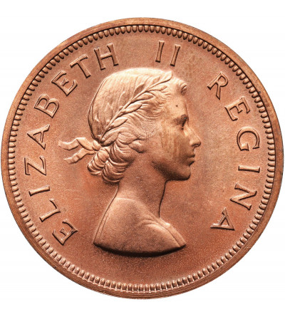 South Africa. 1 Penny 1953, Elizabeth II