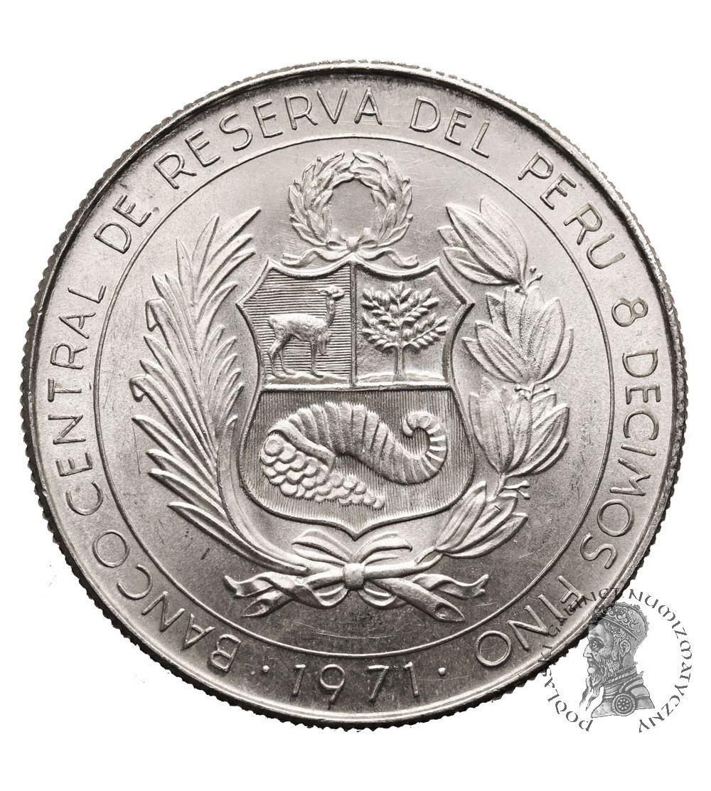 Peru 50 Soles 1971, 150 Rocznica Niepodległości