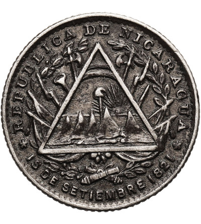 Nicaragua. 5 Centavos 1887 H