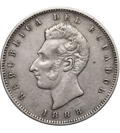 Ecuador. 1 Sucre 1888, Santiago DT
