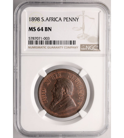 RPA. 1 Penny 1898 - NGC MS 64 BN