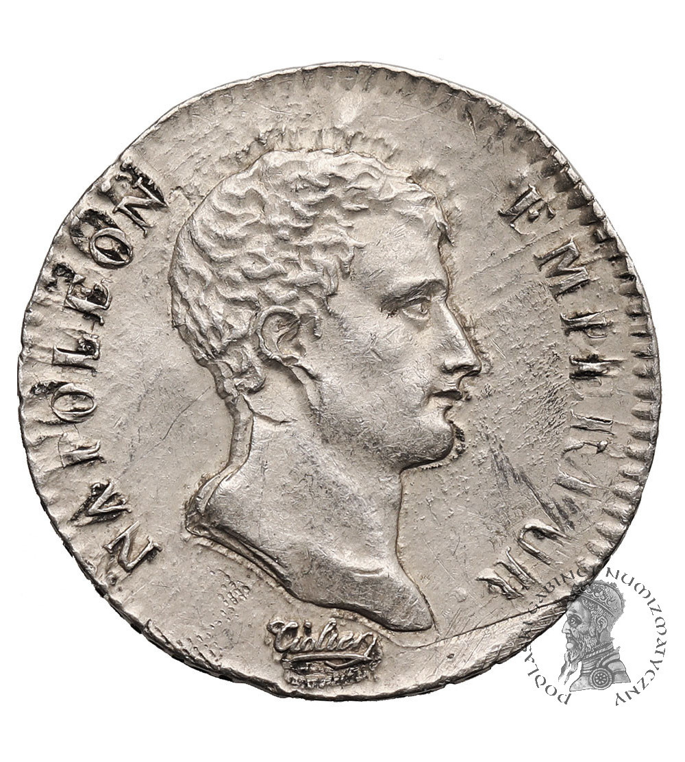 France, Napoleon I 1804-1814. 1/2 Franc (Demi Franc) AN 13, A Paris
