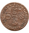 Spanish Netherlands, Flandres (Belgium). Cu Liard (1 Oord Koper) 1692, Brugge mint, Carol II 1665-1700