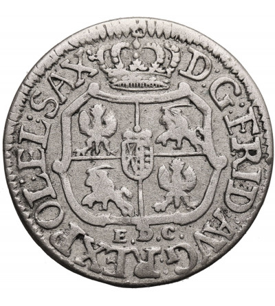 Polska / Saksonia, August III Sas 1733-1763. Grosz (1/24 talara) 1763, EDC, Lipsk