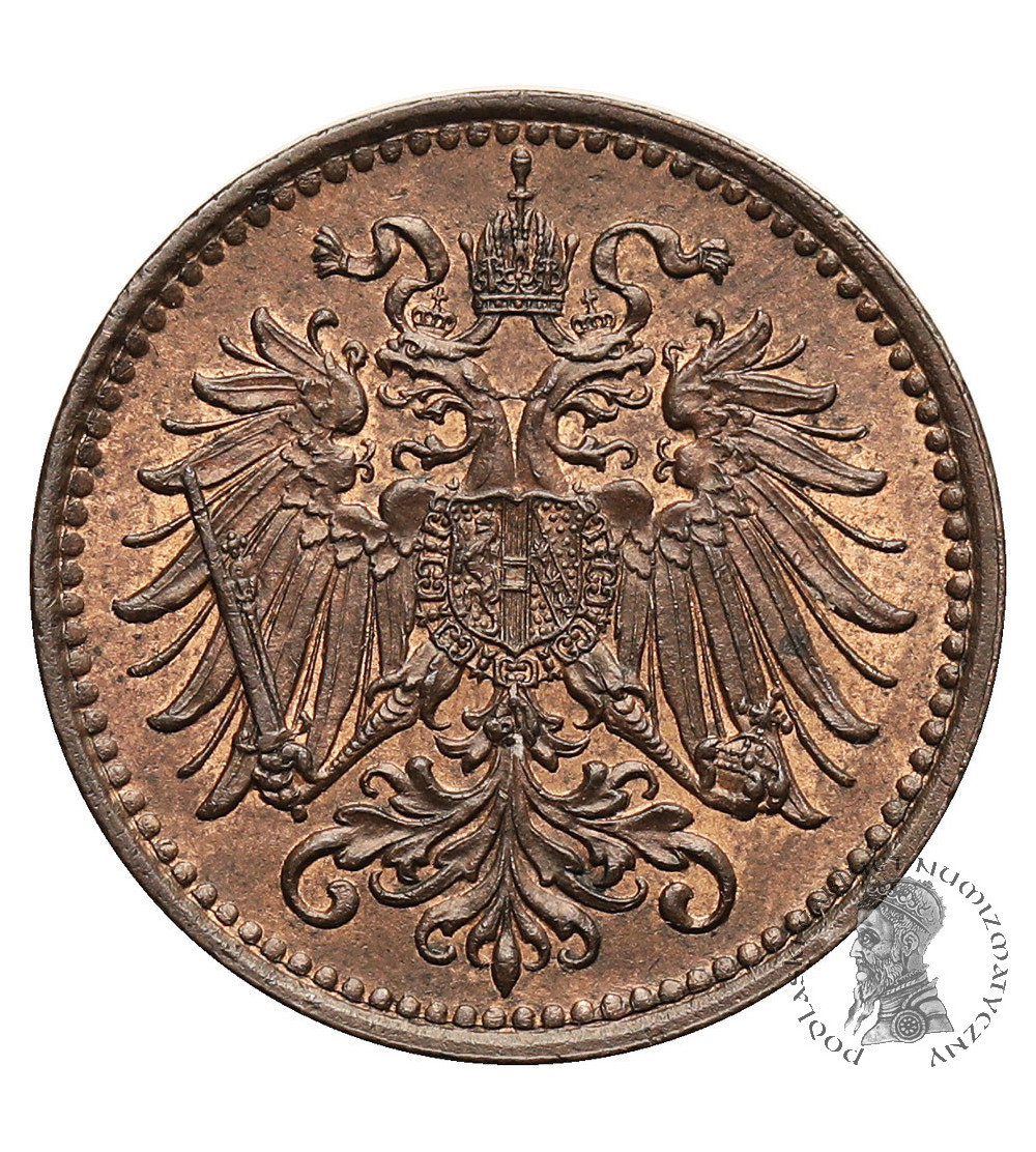 Austria (Austro-Hungarian Empire), Franz Joseph I 1848-1916. 1 Heller 1901