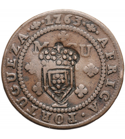 Angola. 1 Macuta 1763 ( 2 Macuta, kontramarka 1837)