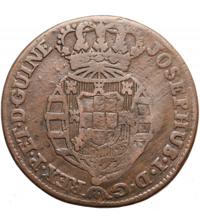 Angola. 1 Macuta 1763 ( 2 Macuta, kontramarka 1837)