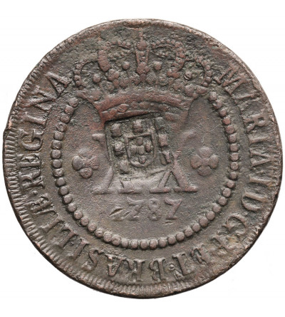 Brazil. 40 Reis 1809 (countermark on 20 Reis 1787)