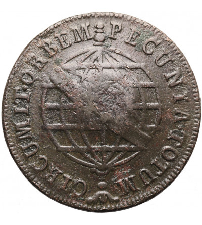 Brazil. 40 Reis 1809 (countermark on 20 Reis 1787)