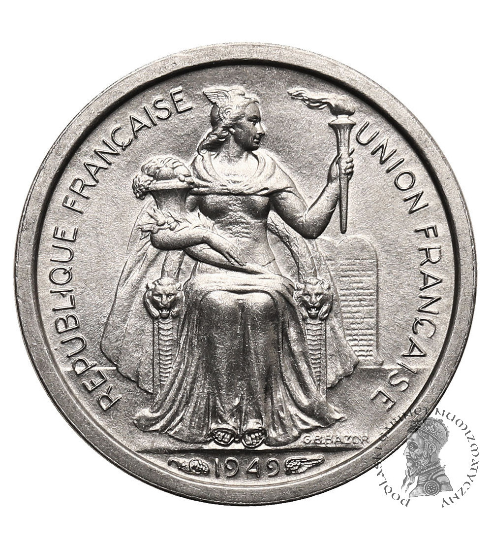 Francuska Oceania. 50 Centimes 1949