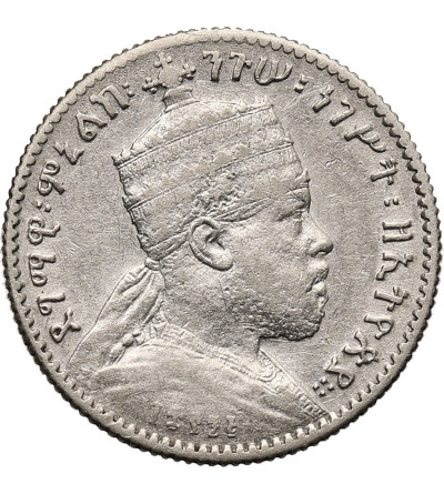 Etiopia, Menelik II 1889-1913. 1 Gersh EE 1895 / 1902-1903 AD, Paryż