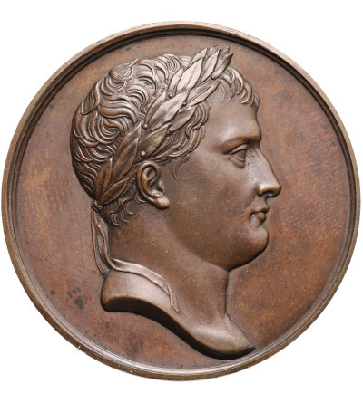 France, Napoleon I Bonaparte. Medal commemorating Napoleon's death on the island of St. Helena, 1821